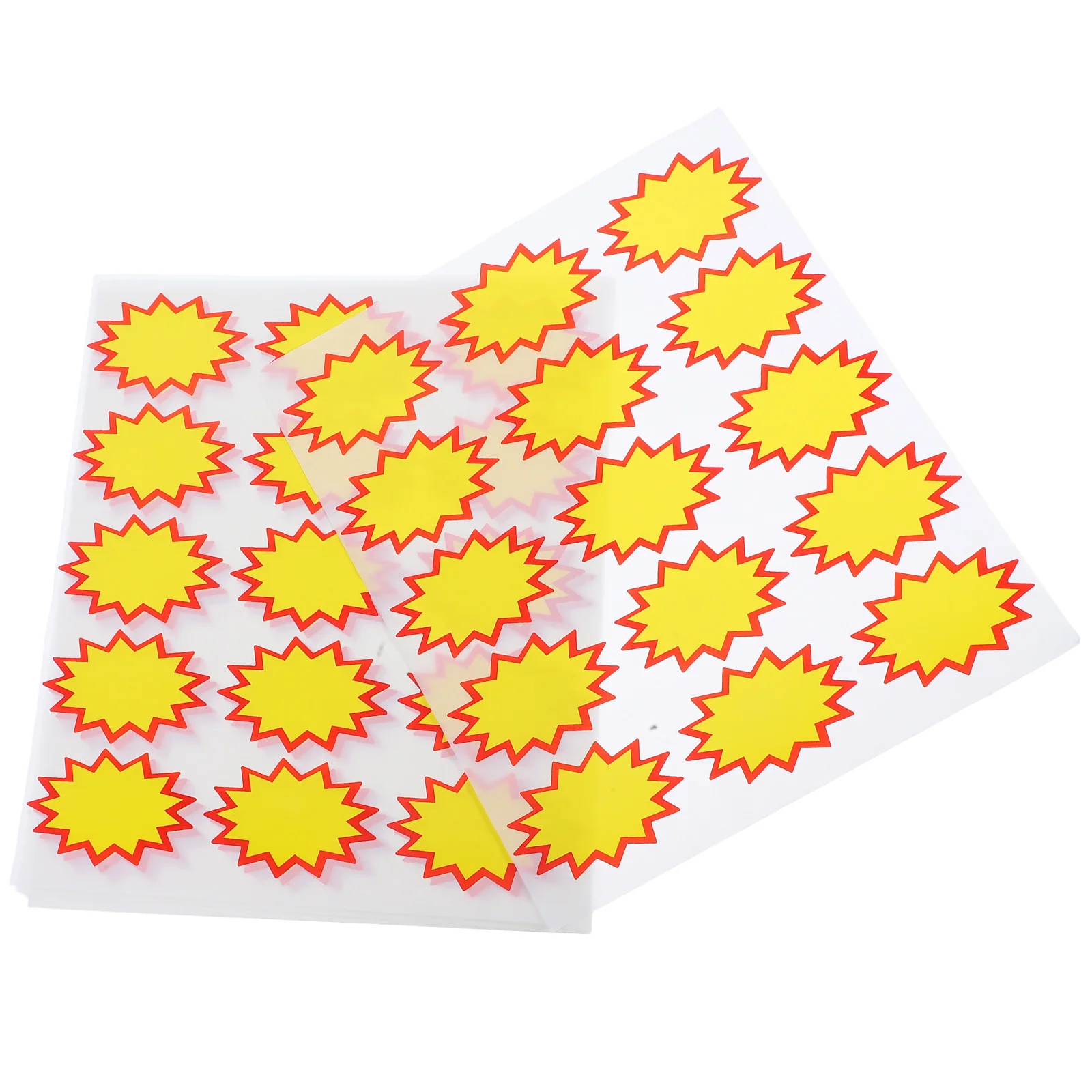

180Pcs Price Tags Yellow Adhesive Retail Sale Stickers Writable Labels for Supermarket Store Promotions Blank Price Stickers