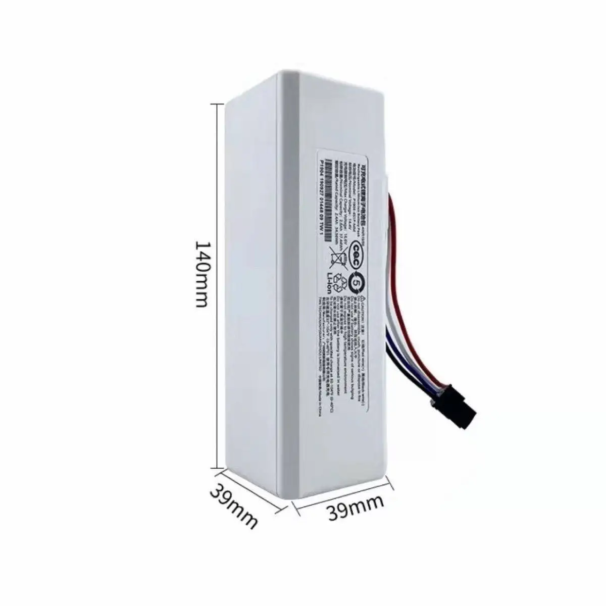 

For xiao mi mijia sweeping robot 1c lithium battery 5200mah 14.4v battery stytj01zhm