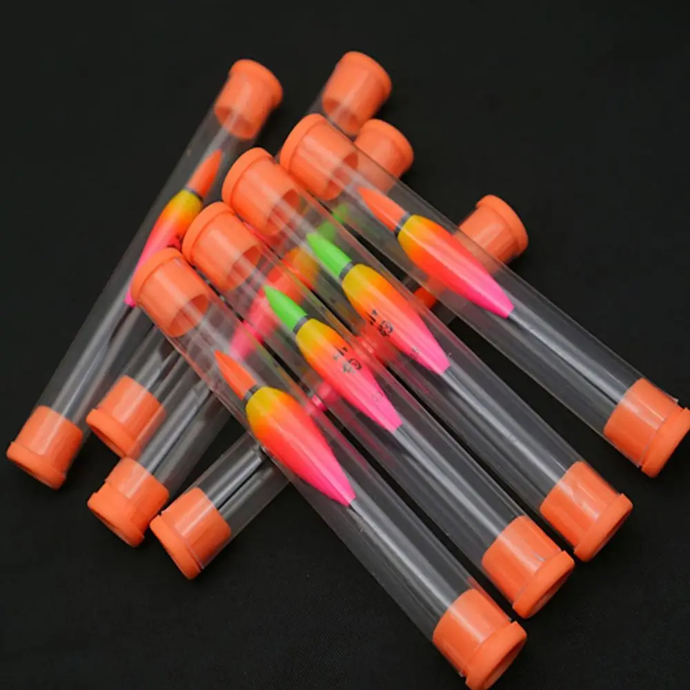 Red Light/Green Light Electronic Fishing float Indicator Slip Drift Tube Light Float 2 light Buoy Strike Bobbers Night fishing