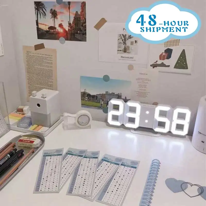 Xiaomi Mijia Youpin-relojes digitales con alarma, reloj colgante de pared, despertador, reloj de mesa, calendario, termómetro, relojes digitales electrónicos