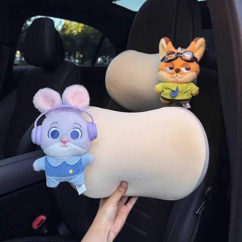 

Disney Zootopia Judy Nick 2025 новый стиль автомобильный подголовник хлопок автомобильные сиденья подушка для шеи подтяжка продвинутая пара хорошие виды милые