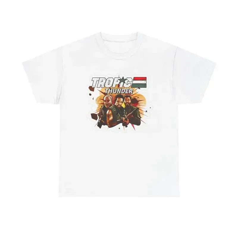 Tropic Thunder Comedy Graphic T Shirt Brand New Cotton Tee