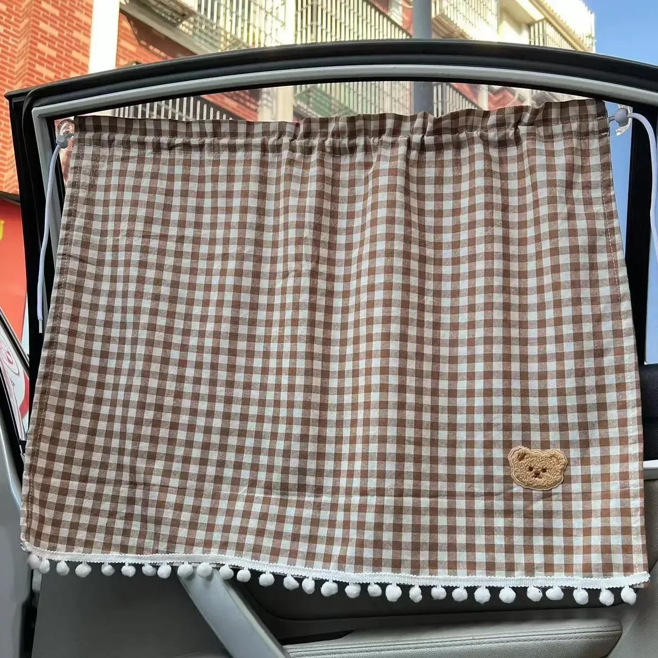

Car curtains Baby Car Side Window Sunshade Curtain - Cartoon Fabric Sun Protection Heat Insulation Blackout Side Guard Accessory