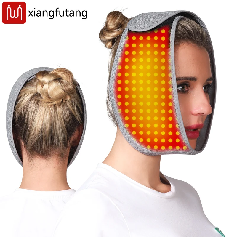 

Red Light Facial Heating Pad - for Skin Rejuvenation & Blood Circulation Chin Pain Relief TMJ Joint Protection Gentle Care