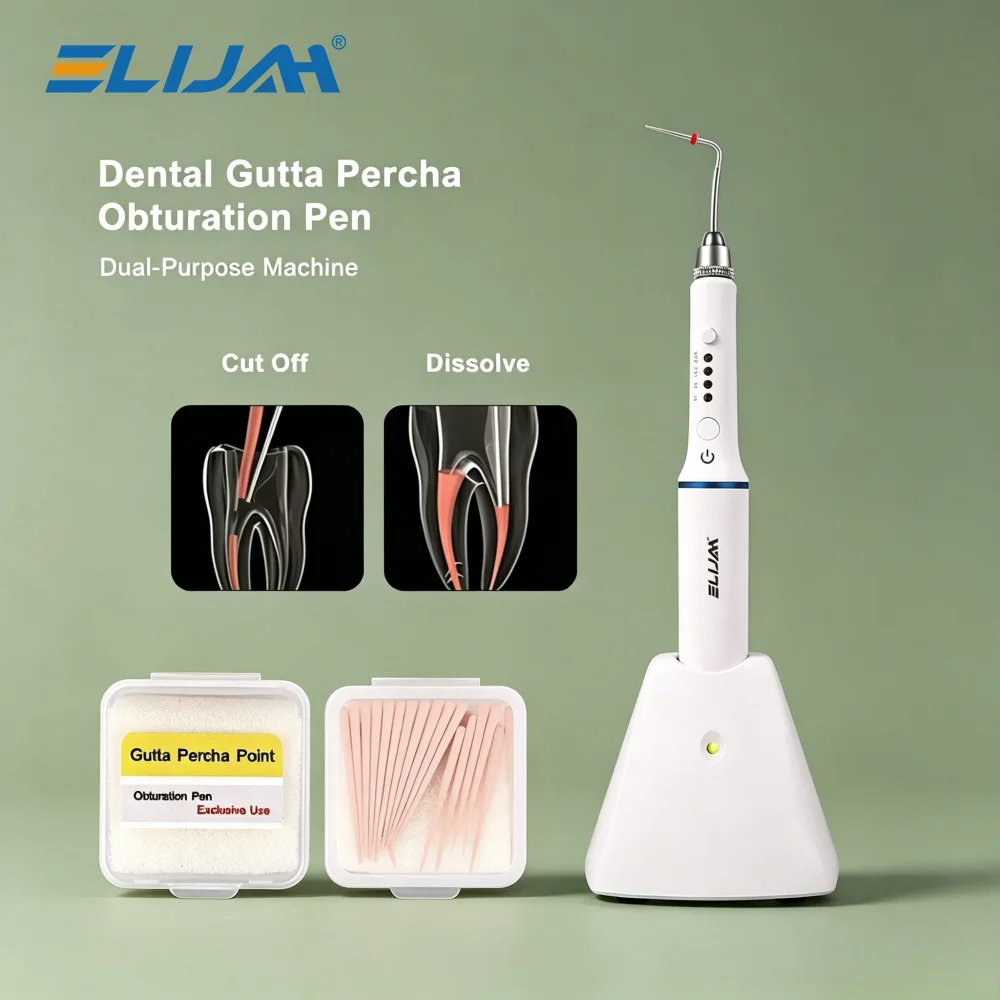 ELIJAH Dentistry Gutta Percha Obturation Pen Root Canal Filling Device Dual-Purpose Machine Cut Off Dissolve Dental Equipment