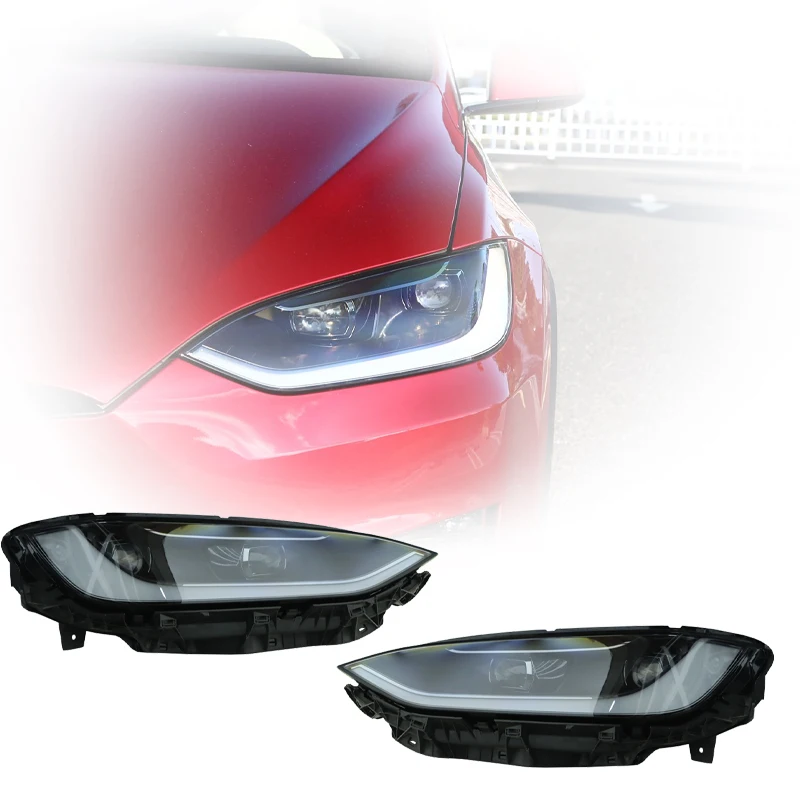 

For 2024 Tesla Model X Matrix LED Headlights For 2016-2022 Tesla Model X Lossless Upgrade
