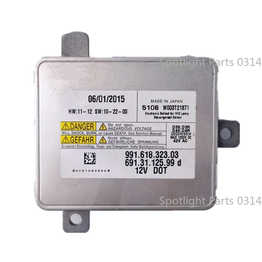 

99161832303 For Volkswagen Caddy Porsche 911 D3S D3R D4S D4R 2015-Up DRL Xenon Lamp Ballast W003T21871 Car Accessories Angel Eye