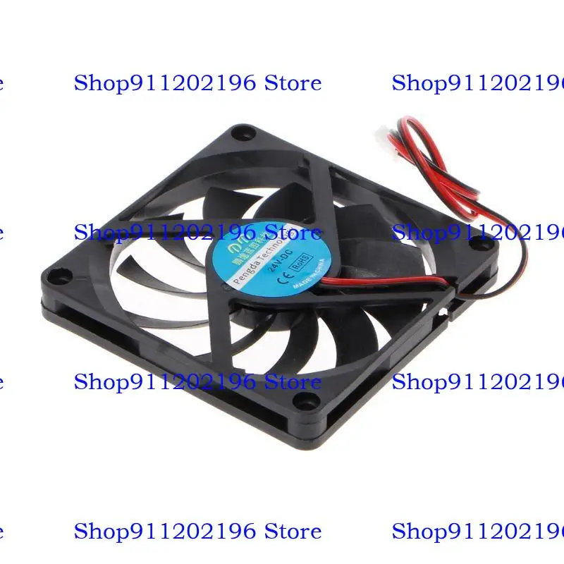 P82A 80mm lengan bantalan kipas pendingin sunyi 24V 2Pin 8010 Sikat Tenang untuk Komputer PC Printer Untuk Kasing