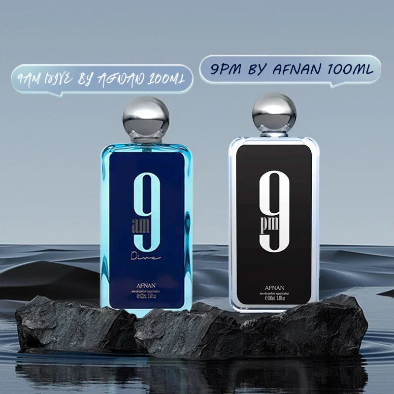 3.4 Oz /100ml 9PM 9AM Diving Men durata neutra con un tono di legno di fascino attraente per uno Spray profumato più massiccio e splendido