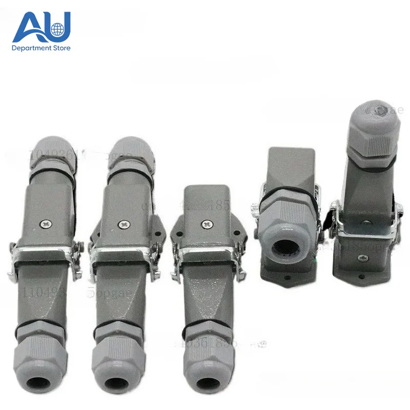 Rectangle Aviation Plug Socket,HDC HA 4 5 6 8 Pin Water Proof Heavy Duty Connector Male Female