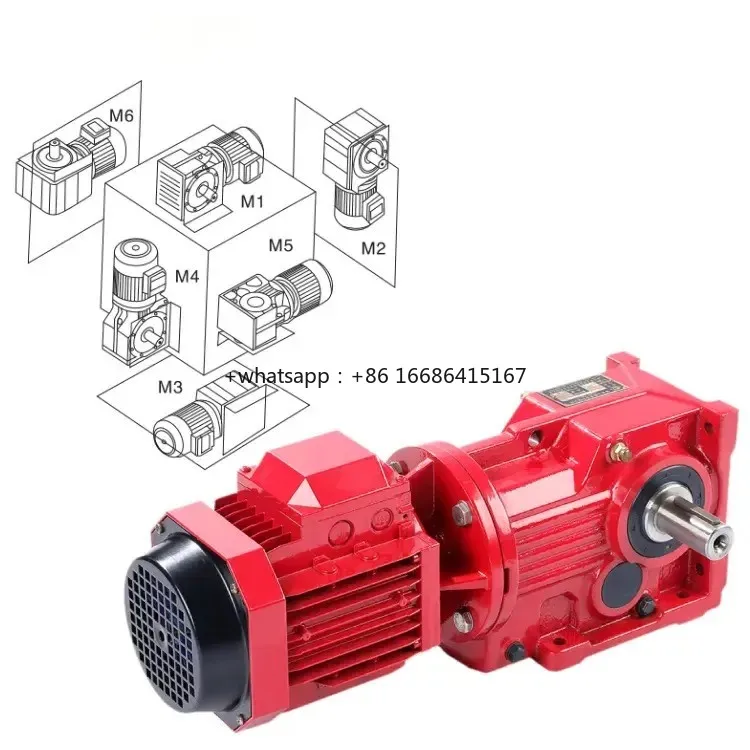 

S Series High Speed Helical-worm Gear Units Spiral Bevel Helical Gearbox Inline Driveline Speed Reducer