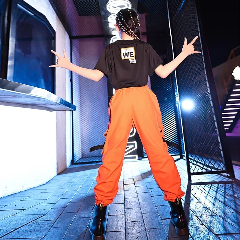 جديد ممارسة الرقص فستان الفتيات فستان رقص الجاز الصيف الهيب هوب الزي الاطفال عرض أزياء زي