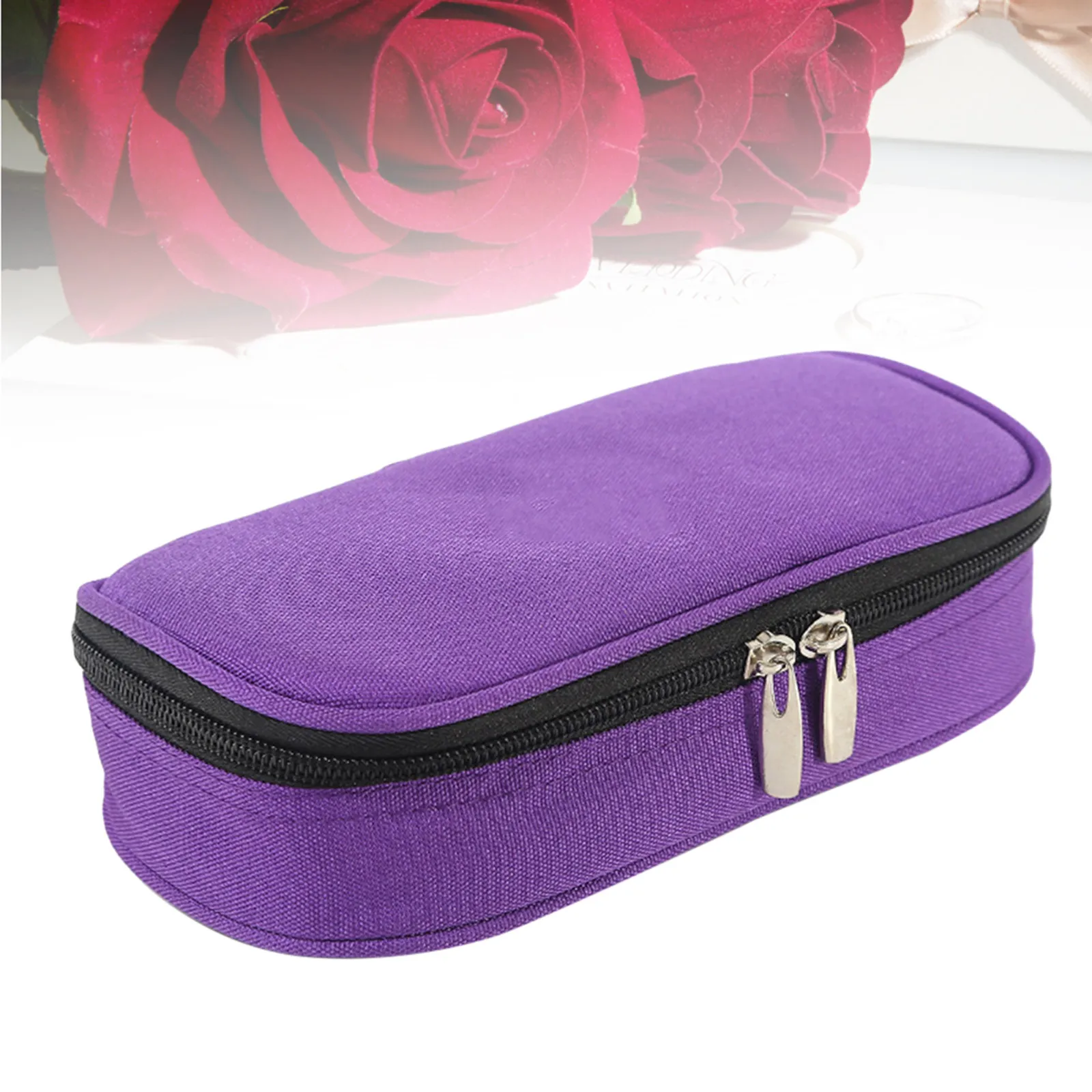 Insulin Cooler Bag Purple Portable Insulin Storage Travel Organizer Pouch Outdoor Cooler Travel Bag