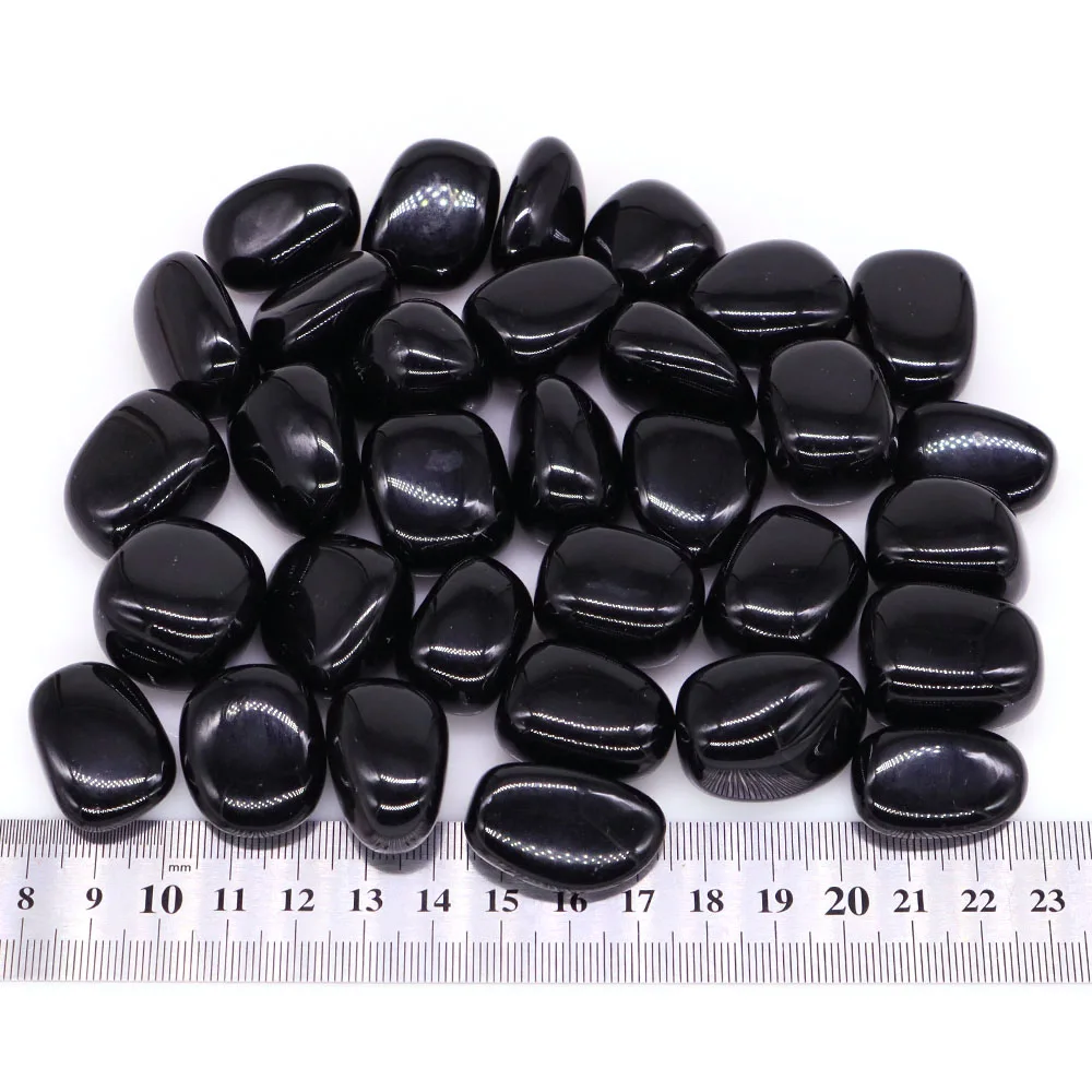 Natural Tumbled Stone Black Obsidian Reiki Healing Crystal Minerals Quartz Bulk Gemstone Home Decor Fish Tank Aquarium Specimen