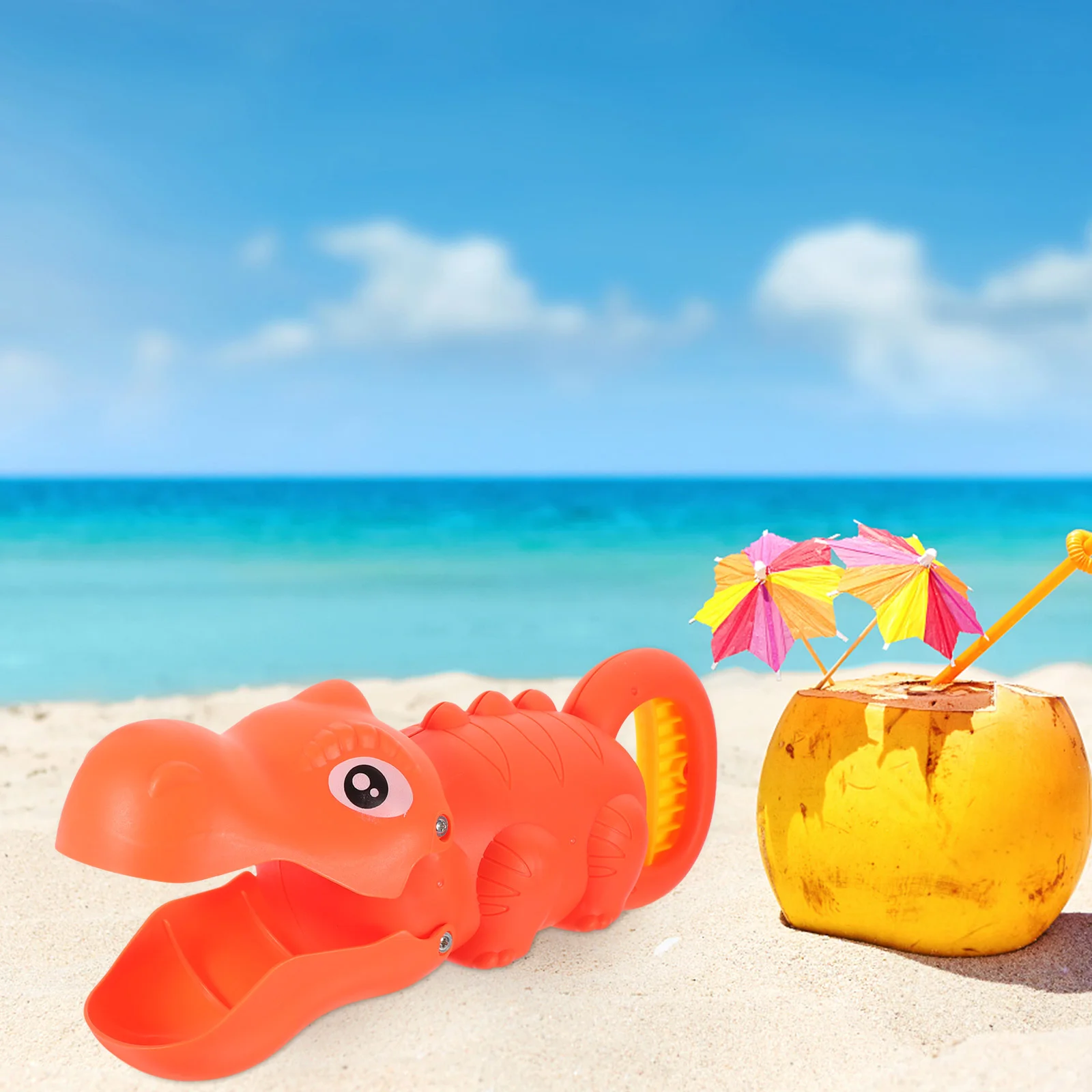 Cartoon Lobster Beach Toy Child Seaside Boy Toys Toddler Plastic Sand Makers Clips