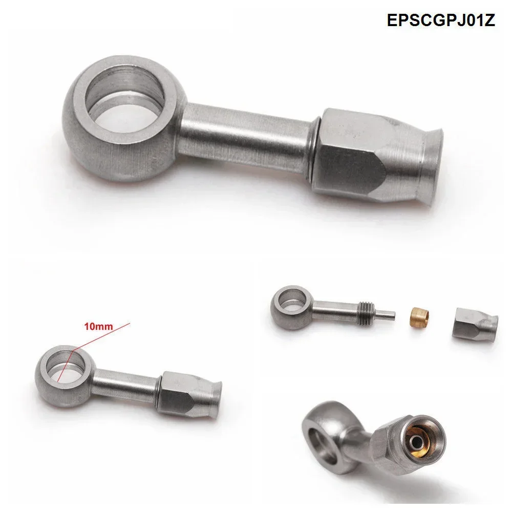 EPMAN 1PC Stainless Steel AN3 to AN -3 Straight Brake Swivel Hose Ends Car Fitting EPSCGPJ