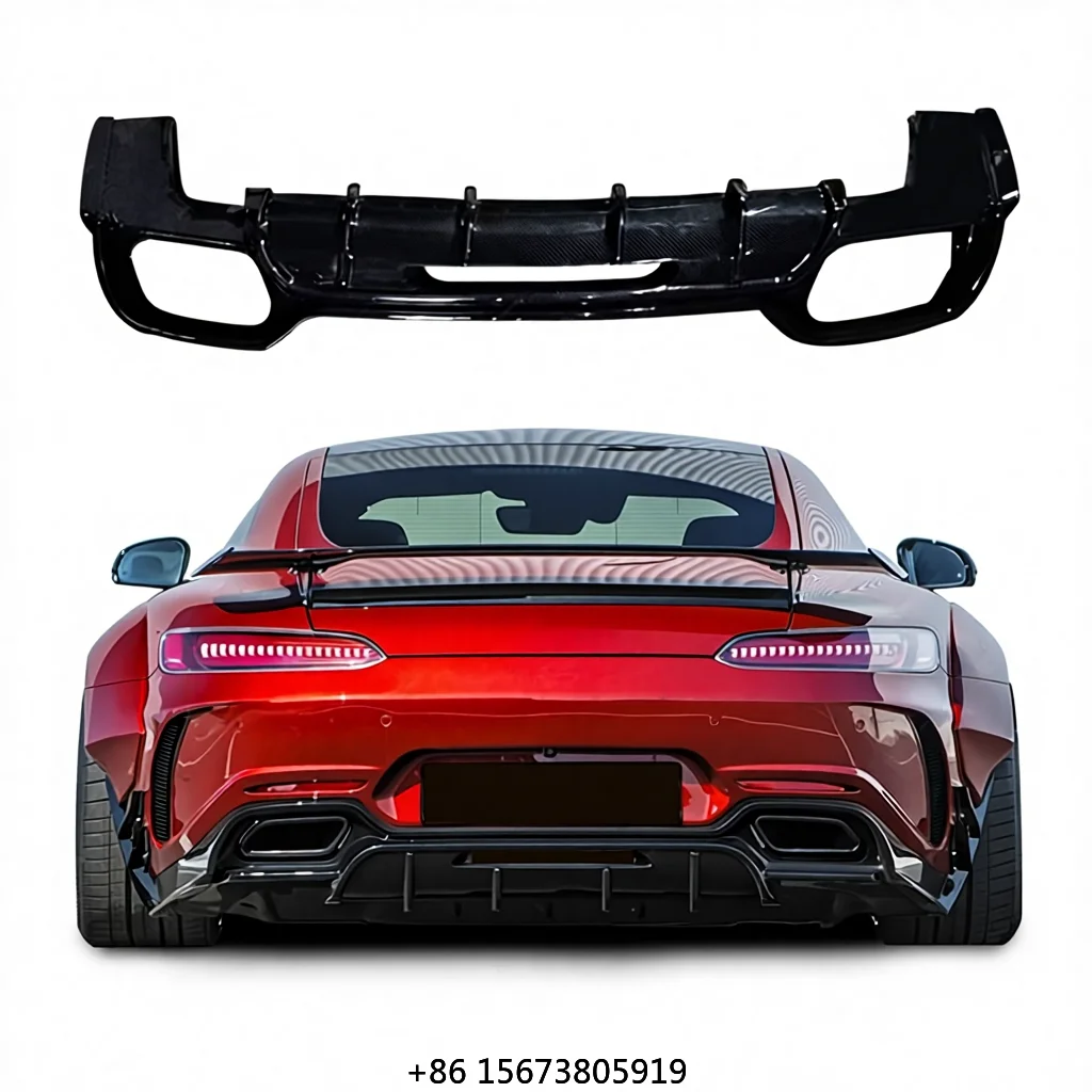 

Tuning Dry Carbon Fiber P Style Auto Parts for GT/GTS Rear Diffuser