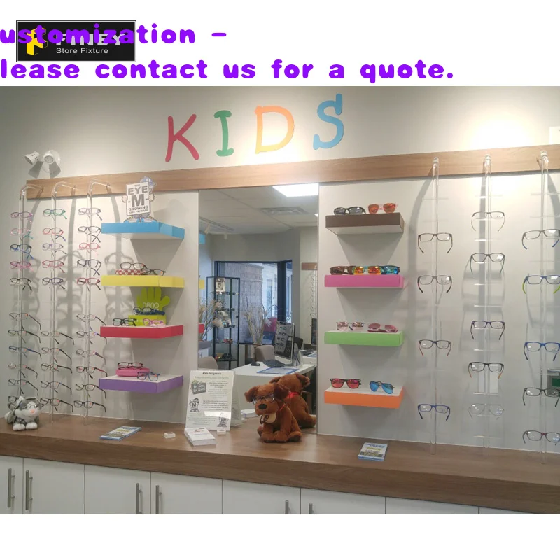

custom.POS Kids Sunglasses Display Stand in Store Wall Mount Eyewear Display