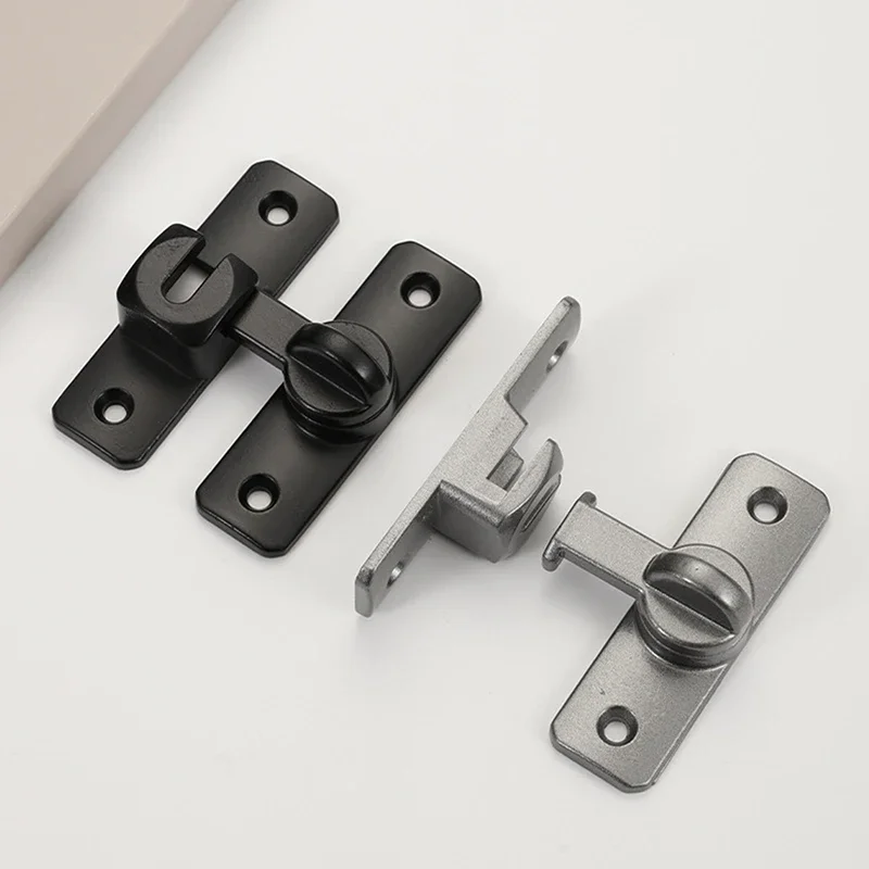 Heavy - duty Zinc Alloy Door Latch & Bolts - 90 or 180 Degree - Quick & Easy Install