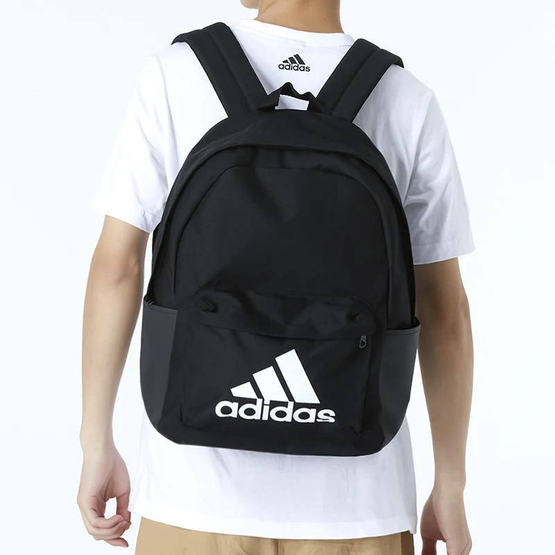 Adidas Backpack Men's Bag Women's Bag Student School Bag Large Capacity Computer Travel Backpack Hg0349