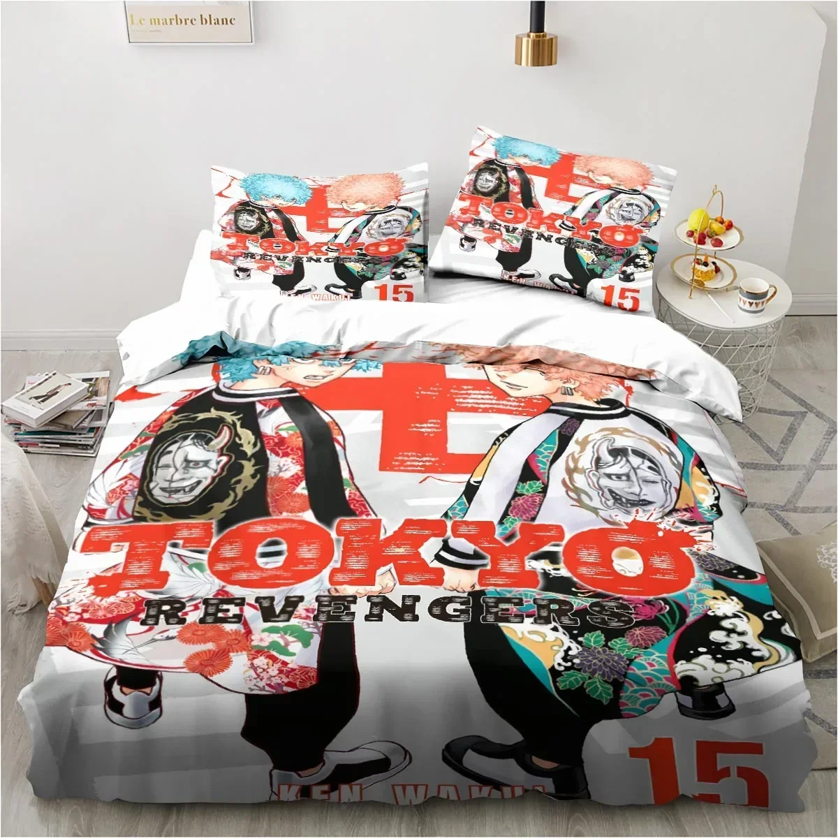 2026 Anime Tokyo Revengers Ryuguuji Ken Sano Manjiro Duvet Cover Cartoon Bedding Sets Bed Set Quilt Comforter Covers Home Textil