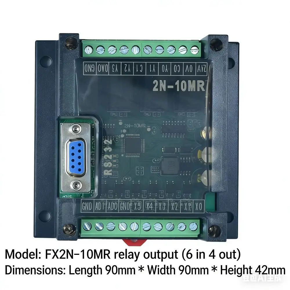 

Программируемый логический контроллер (ПЛК) для промышленных систем: плата FX2N-10/14/20/24/32/MR/MT, последовательный, простой, 2-канальный аналоговый вход