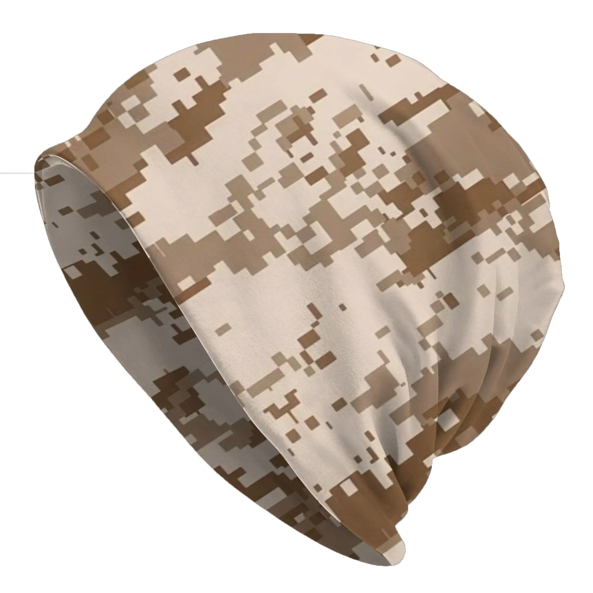 Blurry (8) Outdoor Caps For Men Women Digital Camouflage Ski Caps Soft Bonnet Hats Skullies & Beanies Hat