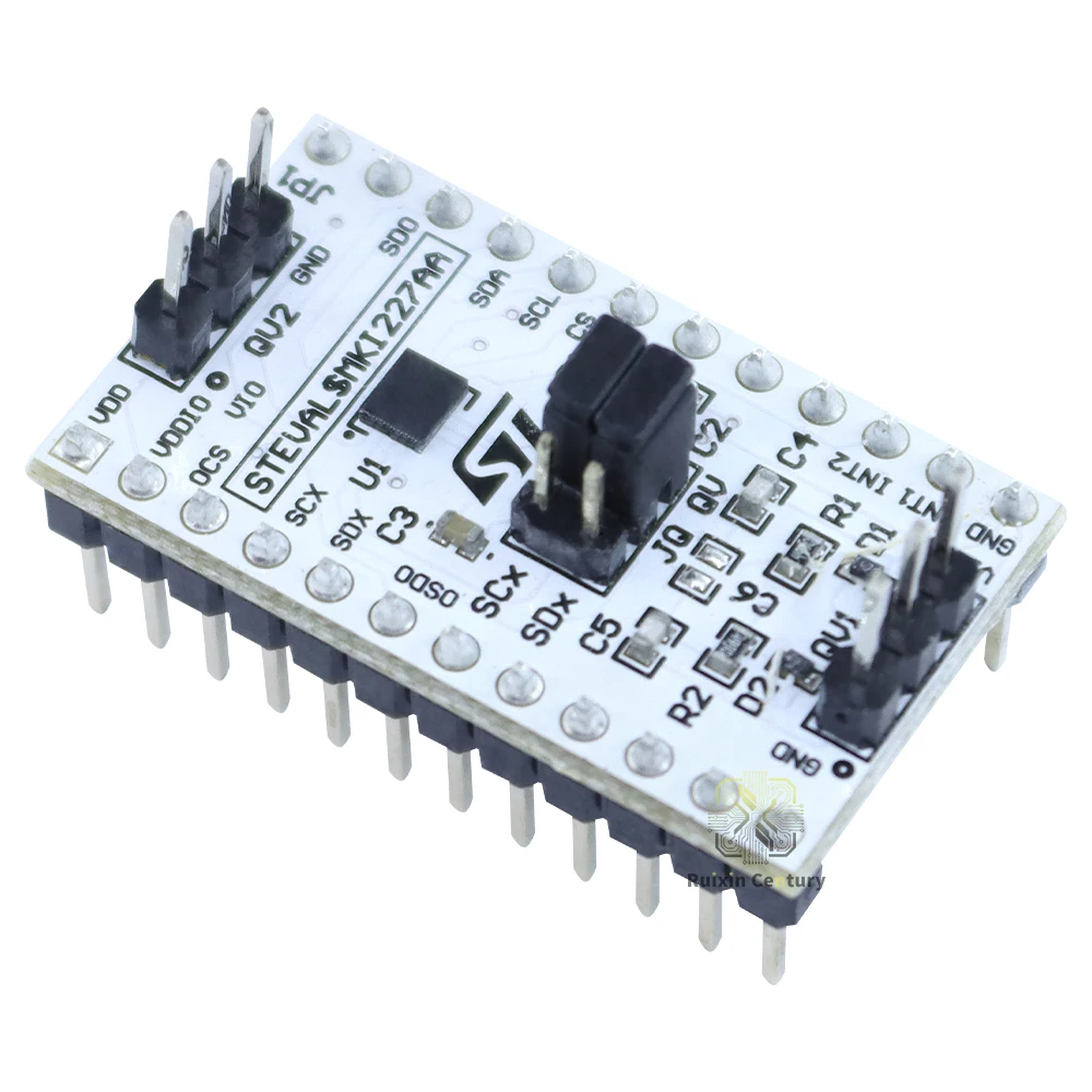 FOR ST STEVAL-MKI227KA DIL24 LSM6DSV16X 6-Axis IMU Sensor Adapter Board Accelerometer Gyroscope ±16g ±4000dps Qvar I2C SPI view 3