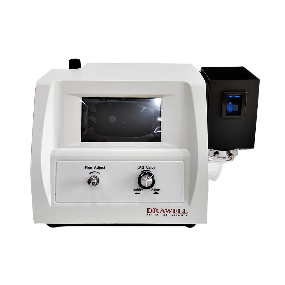 Drawell FP6450 Spectrophotometer Flame Photometer K Na Li Ca Ba Touch Screen Flame Photometer For Lab