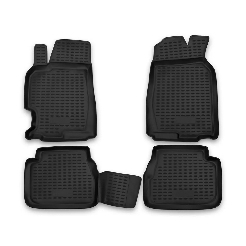 

Floor Mats Liner for Mazda 6 2003-2008 Black TPE All-Weather 4 Pcs United States