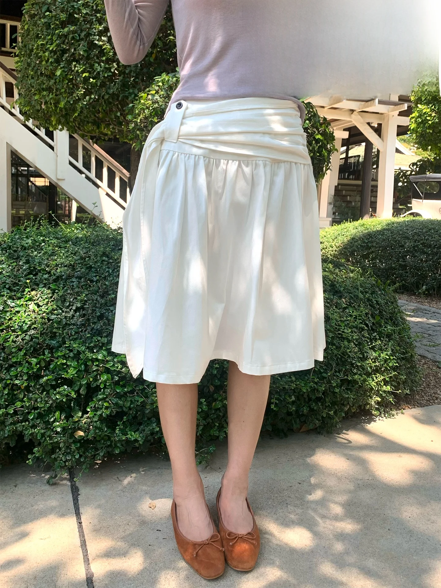 

Новинка: Шелковая плиссированная юбка с защитой от морщин, женская, со средней посадкой, для весеннего сезона