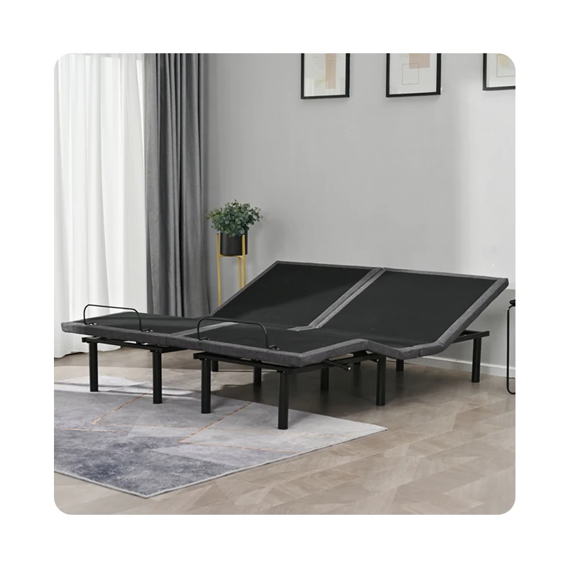 Modern rniture Wireless Remote Usb Charging Okin Motor Twin XL Massage Electric Adjustable Bed Frame view 3
