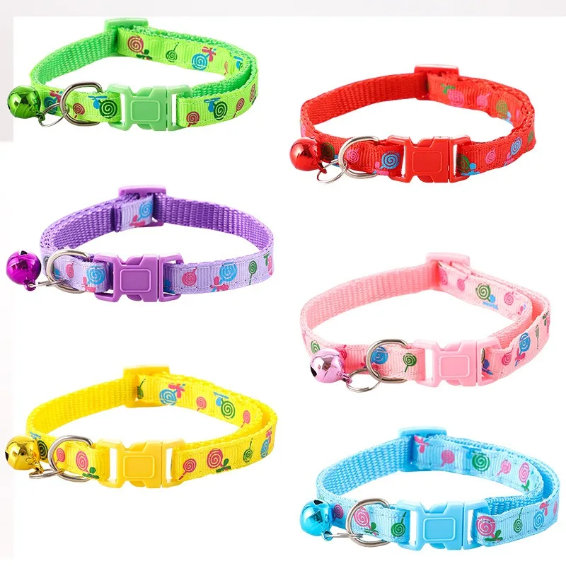 

1.0 Lollipop Cat Collar Pet Dog Bell Collar Dog Collar Dog Chain