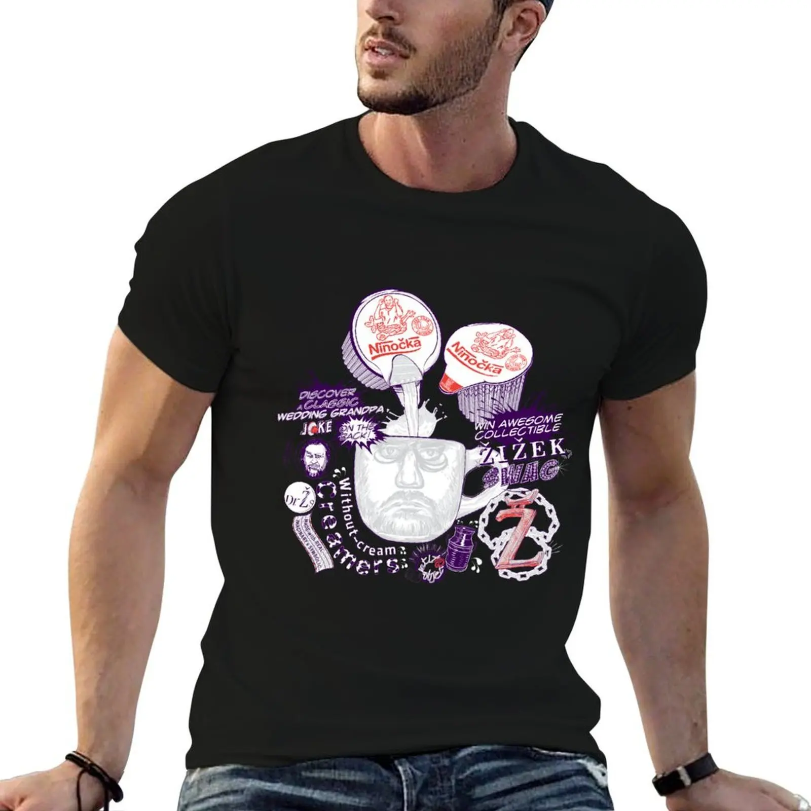 

Zizek's Without-cream Creamer T-Shirt t shirt man luxury man t shirt luxury T-Shirt