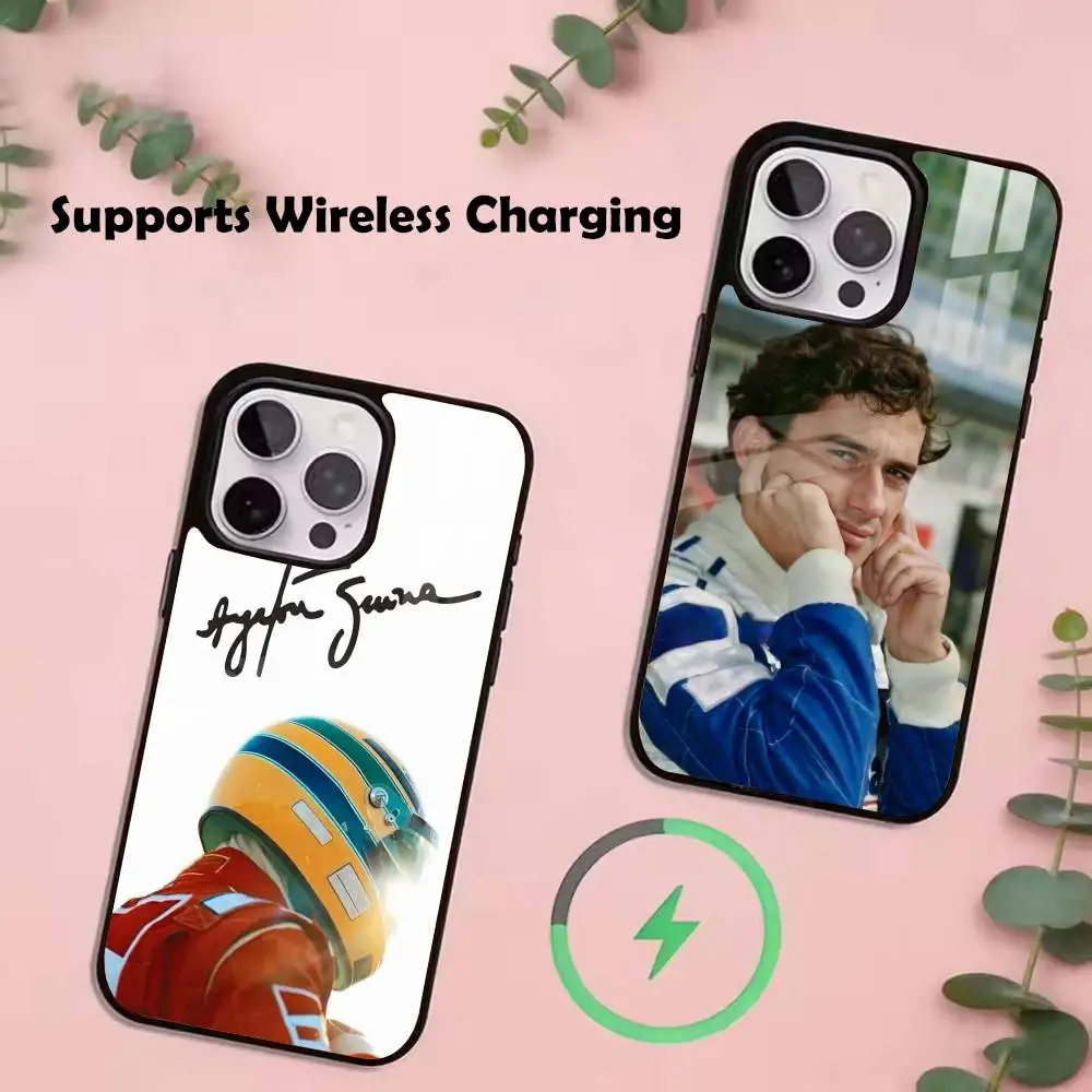 capa-de-celular-com-espelho-alex-e-carregamento-sem-fio-para-iphone-16-15-14-11-12-mini-com-o-piloto-de-corrida-a-ayrton-senna