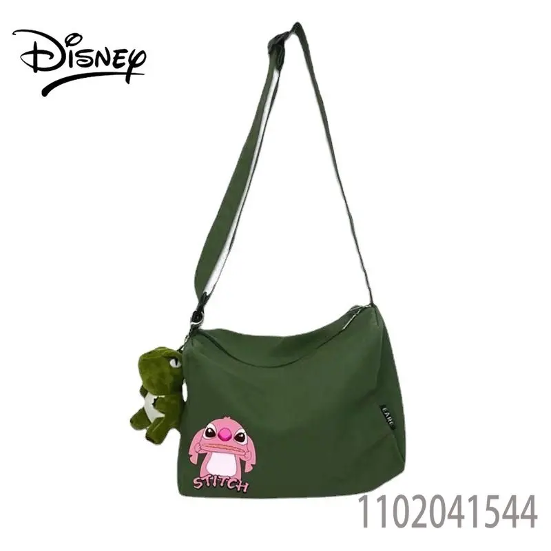 Imagem -04 - Disney Grande Capacidade de Viagem Ponto Crossbody Padrão dos Desenhos Animados Durável Lona Ombro Bolsa de Compras para Estudantes Meninas