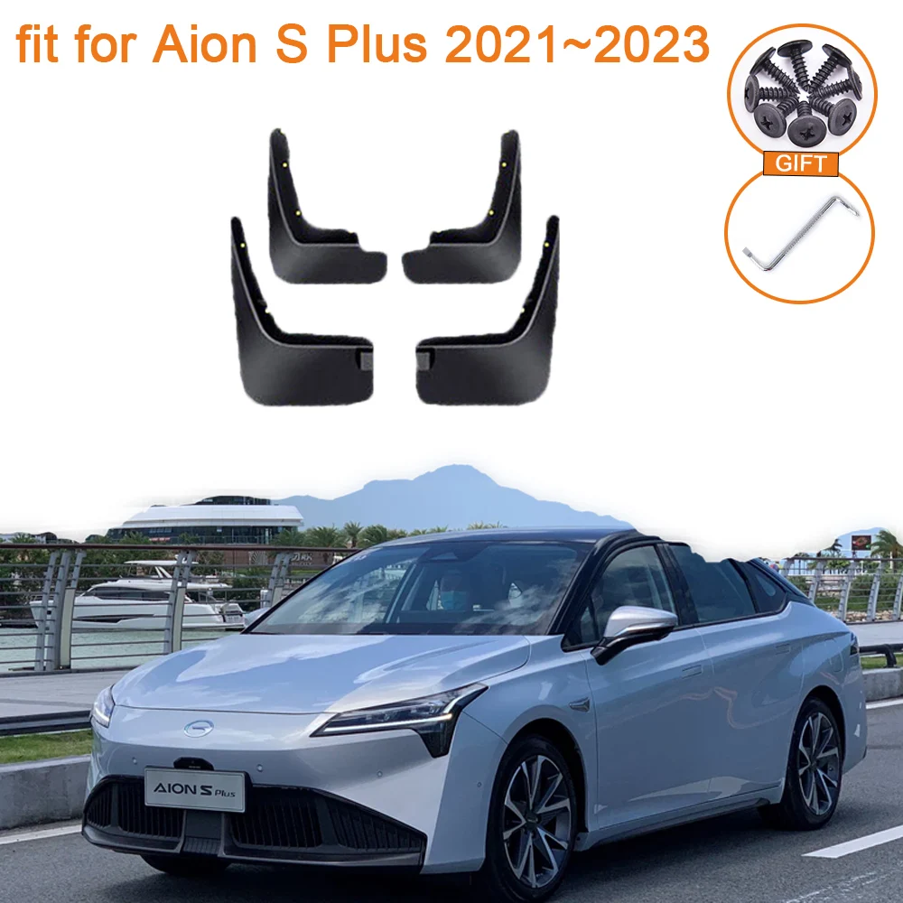 

For GAC Aion S Plus 2021 2022 2023 2024 Accessories Mudflap Front Wheel Mudguard Splash Front Mud Guard MudFlaps Parts Sticker