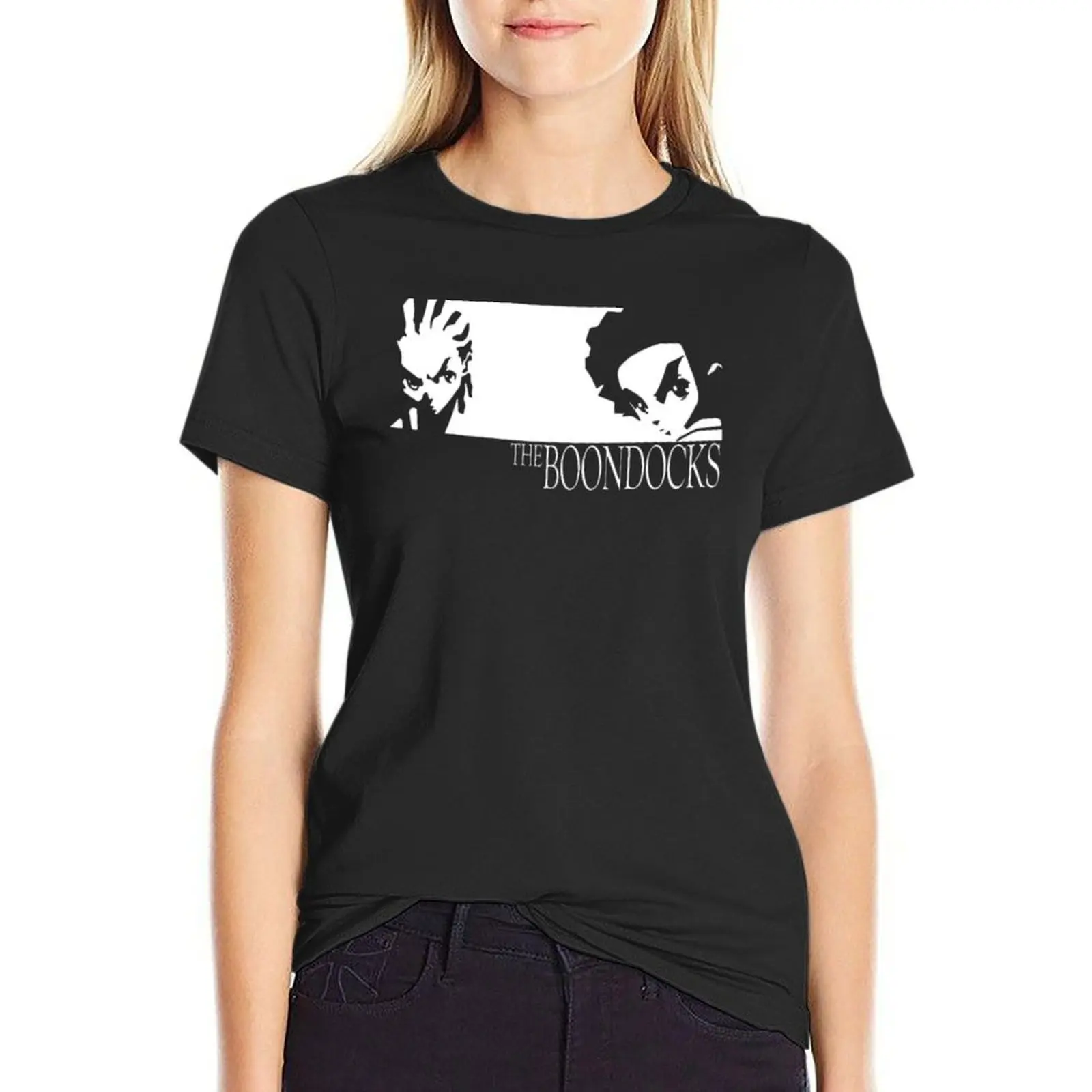 

Witching Boondocks Design T-Shirt blanks tees animal print shirt for girls quick drying Women tops