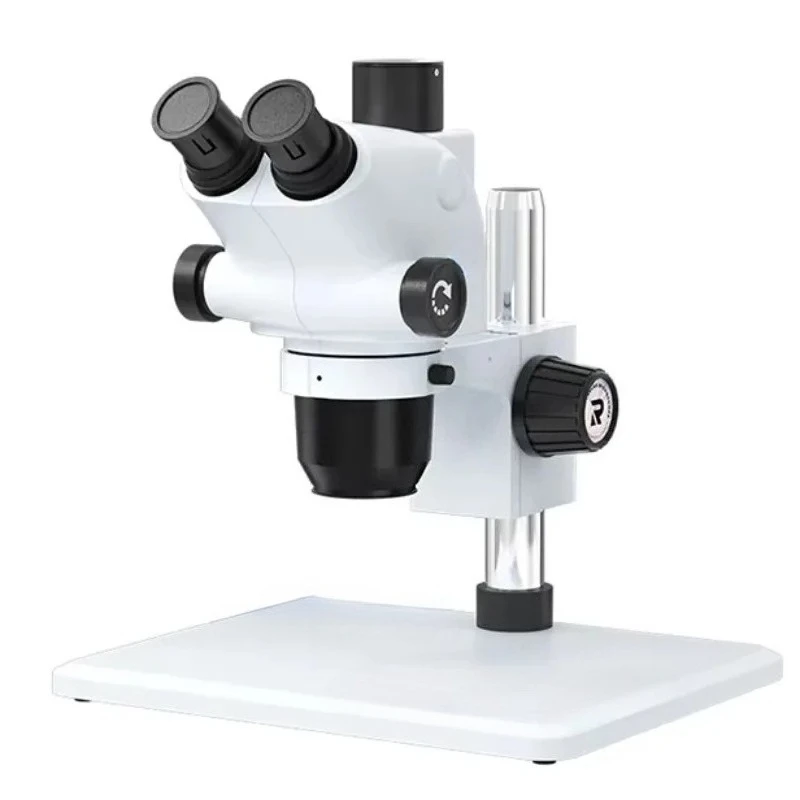 Pro-B11 HD Trinocular Microscope Continuous Zoom with Large Aluminum Base