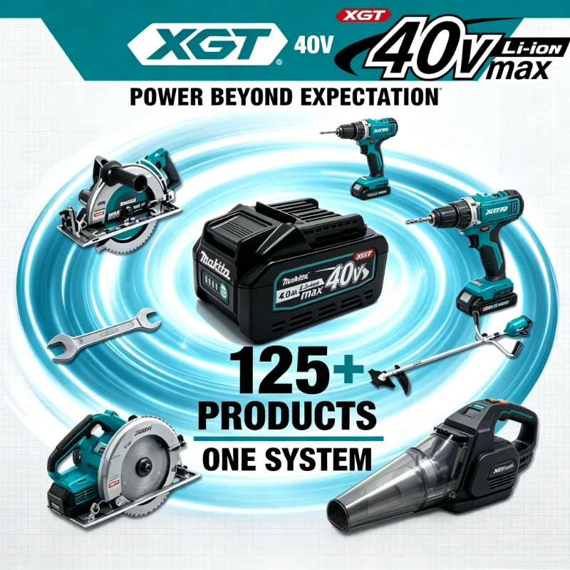 High Capacity Makita XGT 40V 4.0Ah Lithium Battery Universal Replacement Battery Compatible All Makita 40V Electric Tools