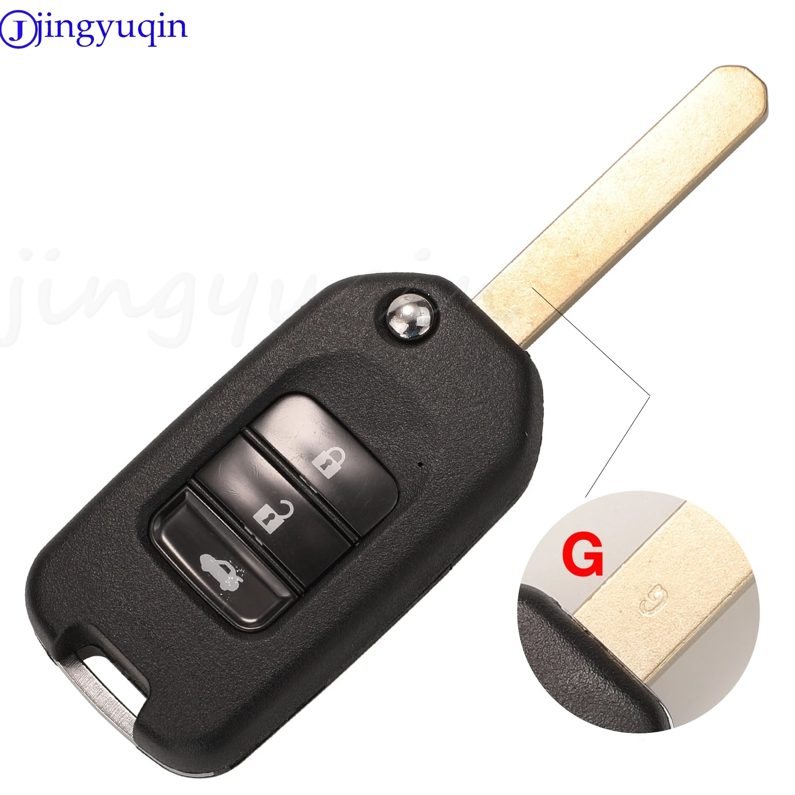 jingyuqin 2/3BTN Remote Key Fob 433MHz HLIK6-3T TWB1G721 For Honda Civic Accord City CR-V Jazz XR-V Vezel HR-V FRV Spirior JADE