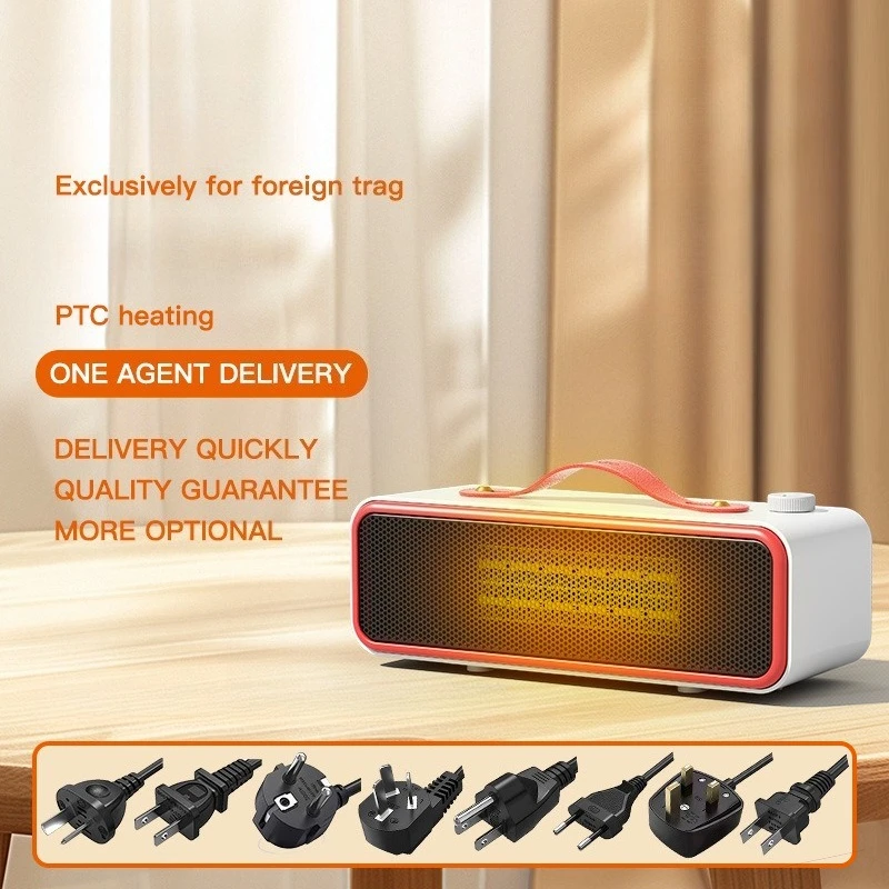 

Electric Heaters 2025new 700W PTC Instant Heating Portable Desktop Hand Warmer 2nd Gear Home Heater Household Appliances Heat