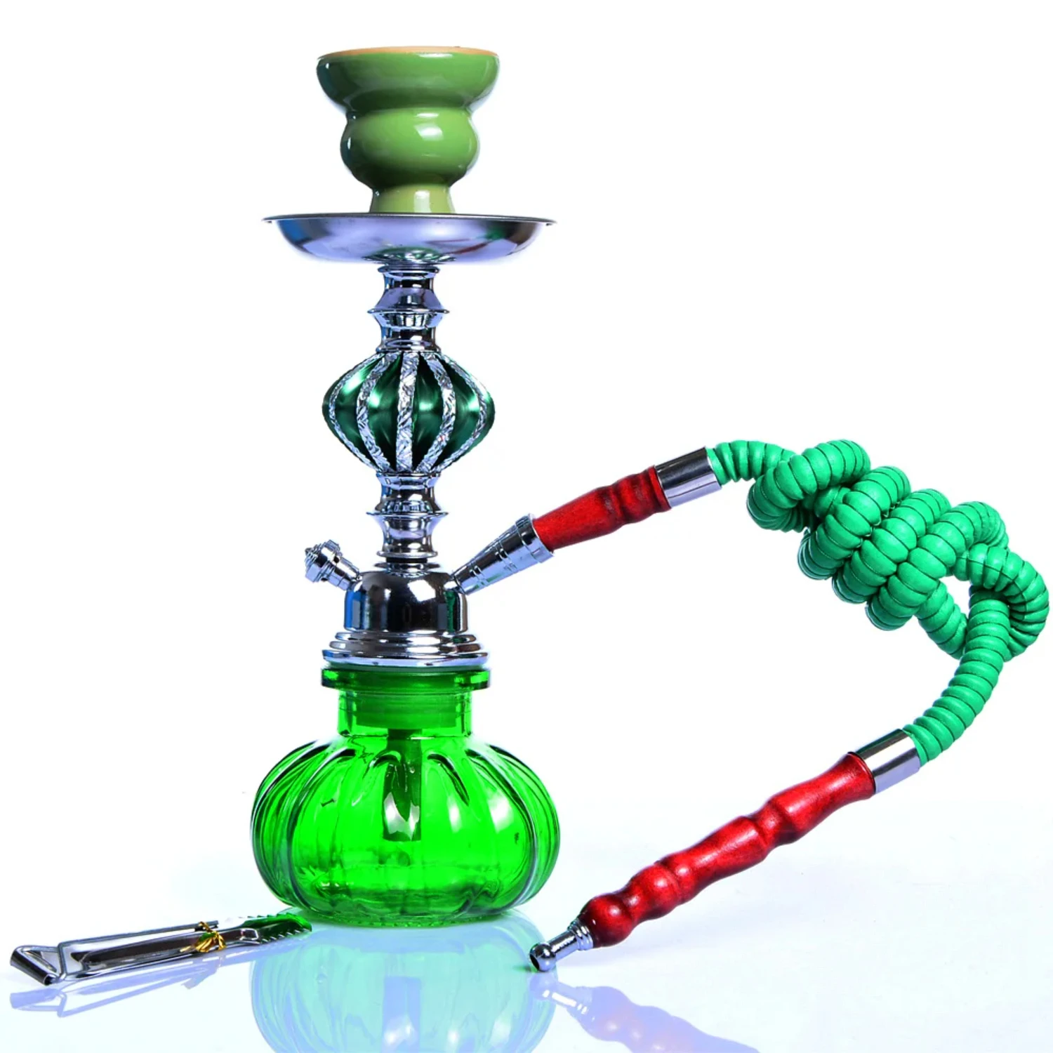 Portable Travel Hookah Small Shisha Pipe Set Narguile Chicha Pipa with Hose Bowl Tongs Charcoal Tray Smoke  Accessories