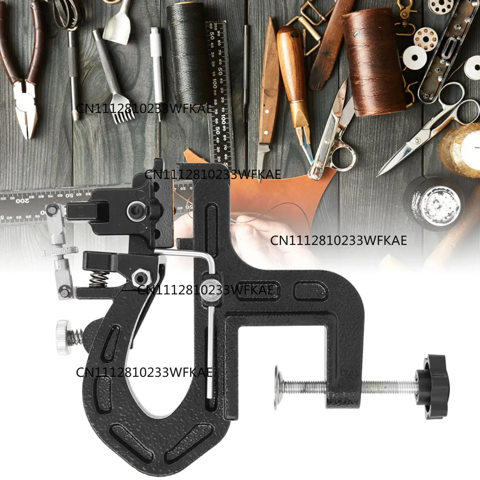 Manual Leather Edge Skiving Machine Adjustable Skiver for Precise Bevelling Paring Craft Tool for Wallet Belt Bag Making