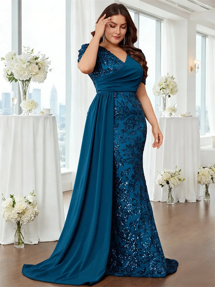 formal night dress women Lace-Up Strapless Long Prom Dress with Neck Sash Soft Mint / 6