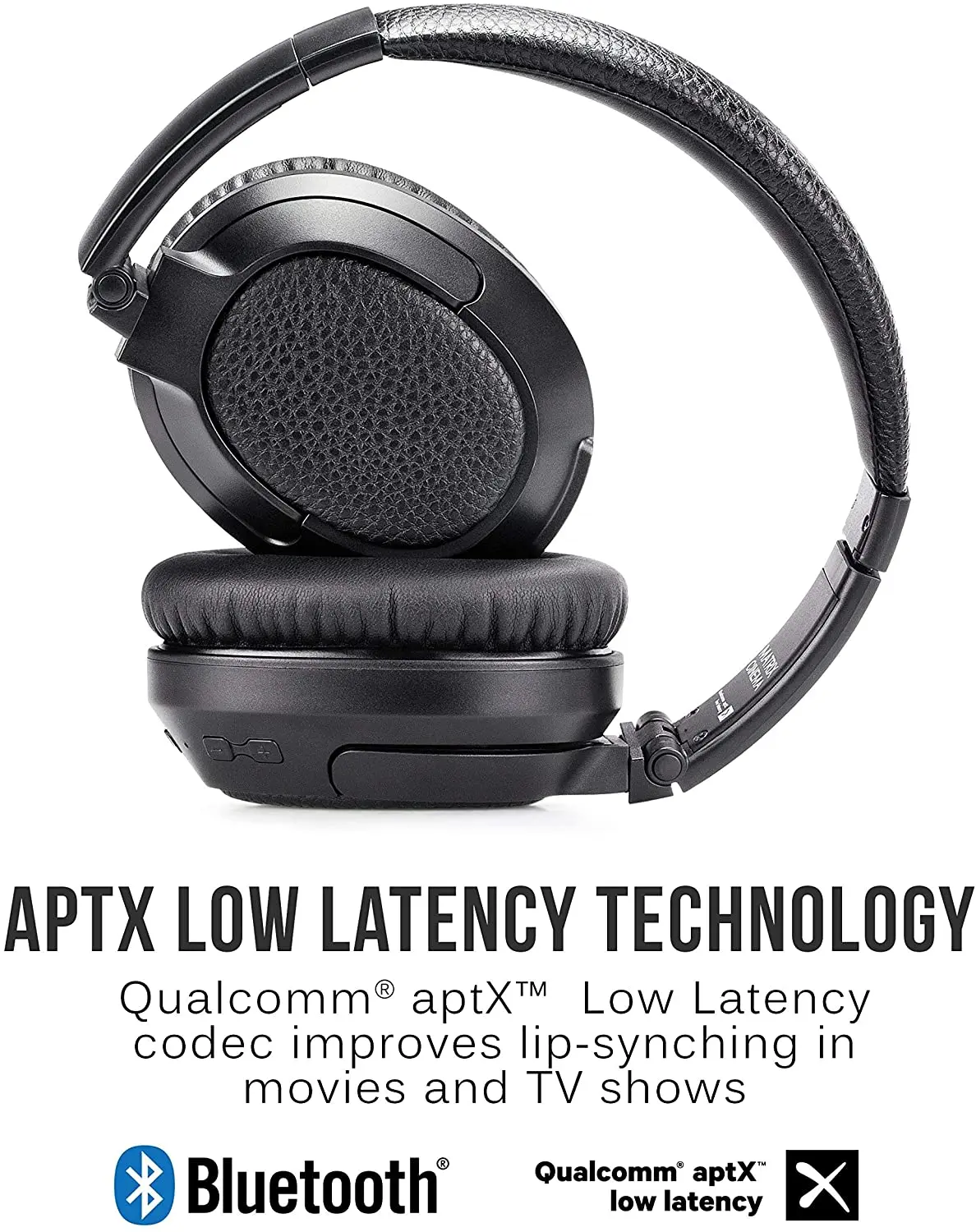 MEE Audio Matrix Cinema سماعات بلوتوث لاسلكية AptX الكمون المنخفض CinemaEAR تعزيز الصوت صوت واضح في عروض التلفزيون