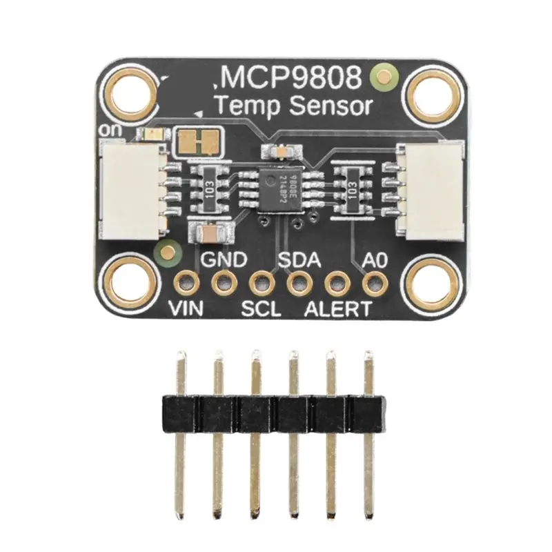 NEW HOT In Stock-For Arduino Compatible 5027 MCP9808 I2C Temperature Sensor Module 0.0625℃ Resolution± 0.25℃ For DIY Projects
