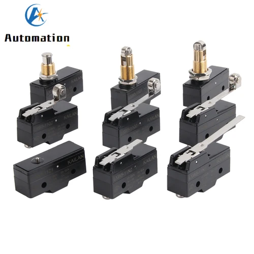 Imagen 2 del producto 1 Uds LXW5 Micro interruptor AC 380V DC 220V 10A interruptor de límite momentáneo accionado por émbolo de empuje LXW5-11M 11Q2 11D 11M 11N1 N2 11G