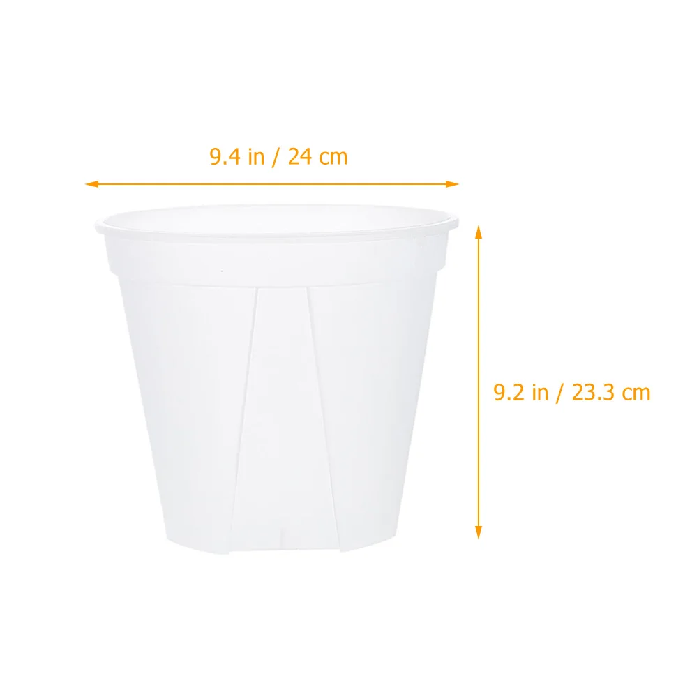 10 pçs vaso de flores transparente vasos de drenagem casa plantas orquídea claro berçário cacto translúcido