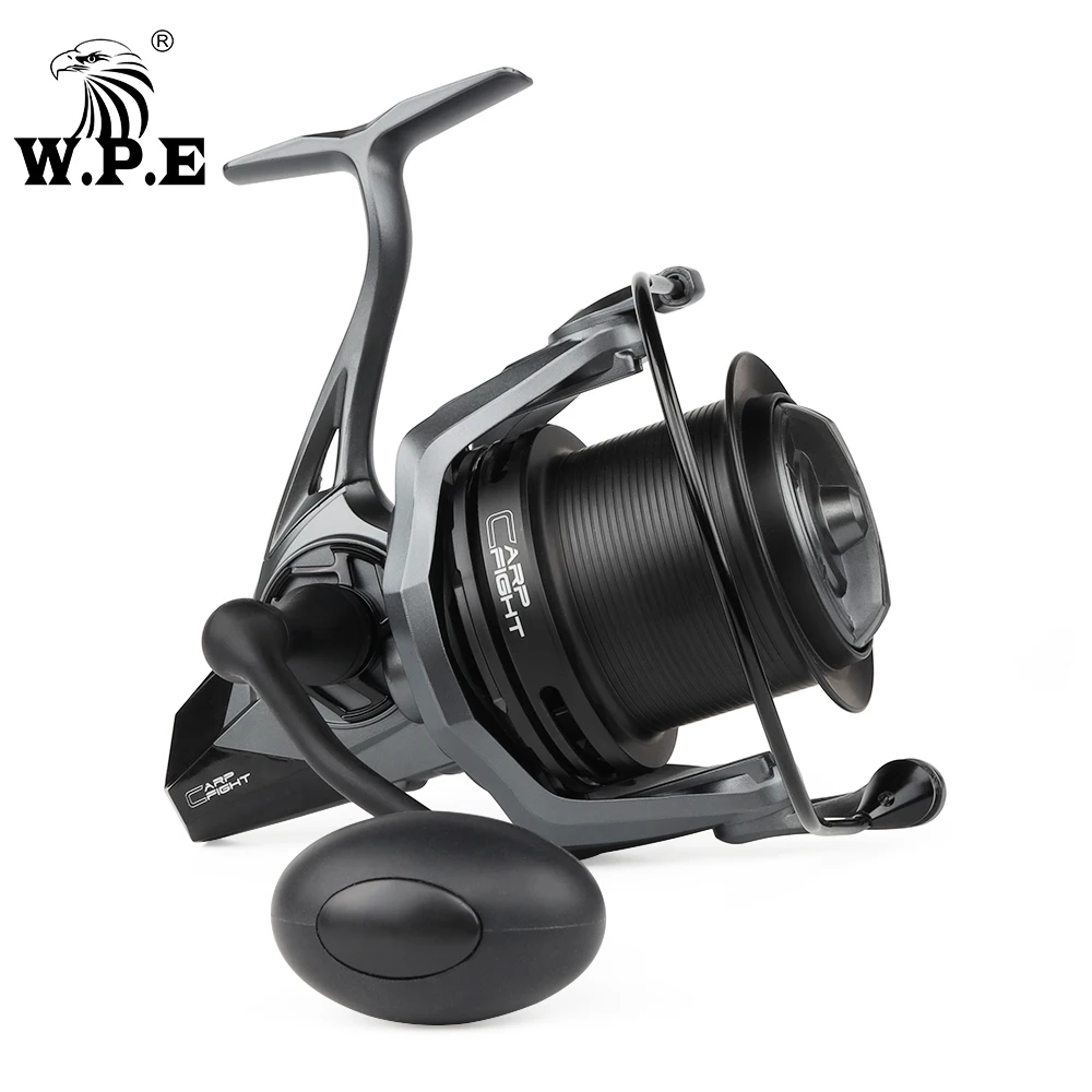 

W.P.E Carp Fight 9000 Spinning Fishing Reel Gear Ratio 4.4:1 Ball Bearings 9+1 Full Metal Line Spool Fishing Wheel Tackle Pesca